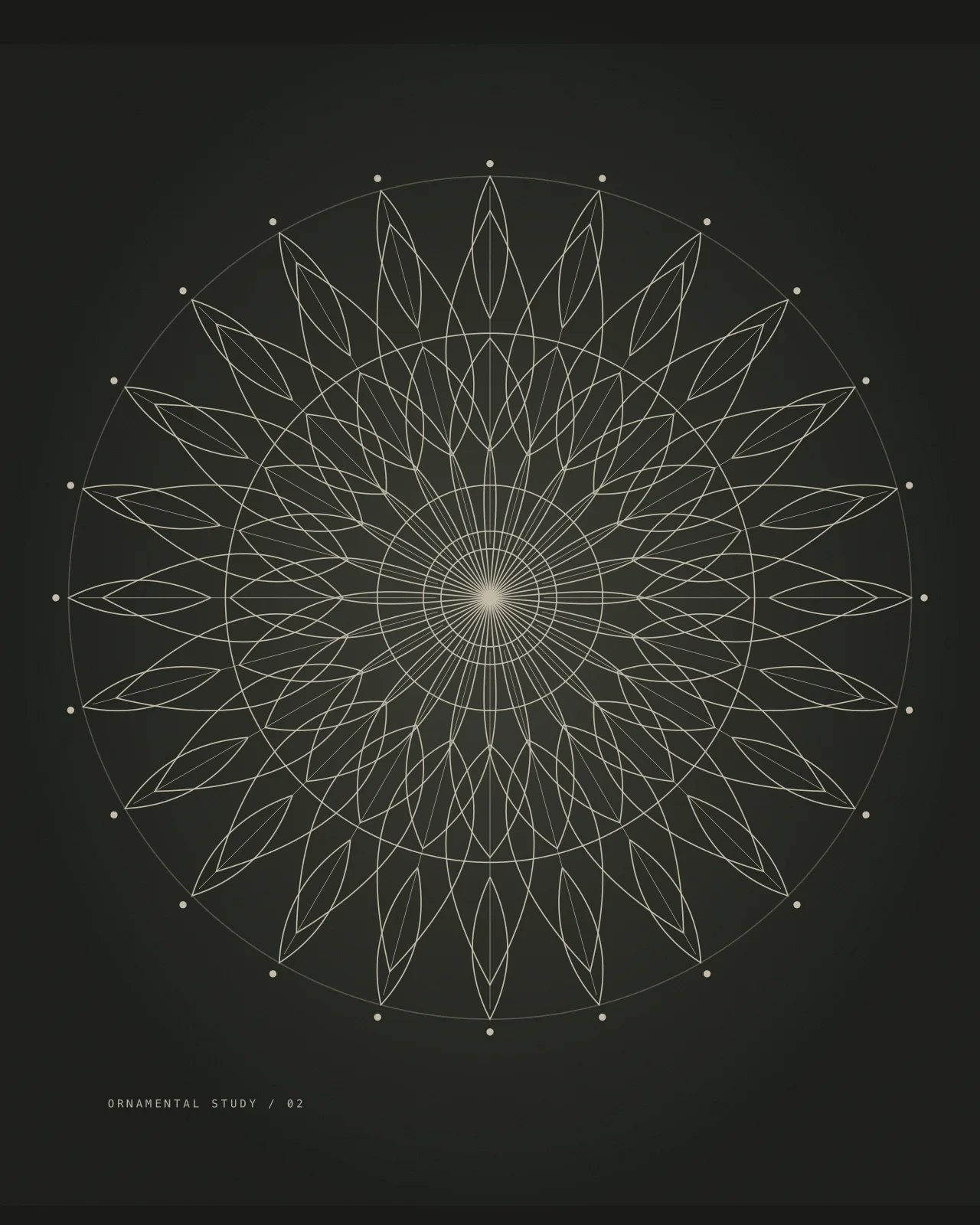 Illustrativer Ornament-Platzhalter, keine Tattoo-Arbeit von Tobias Falk
